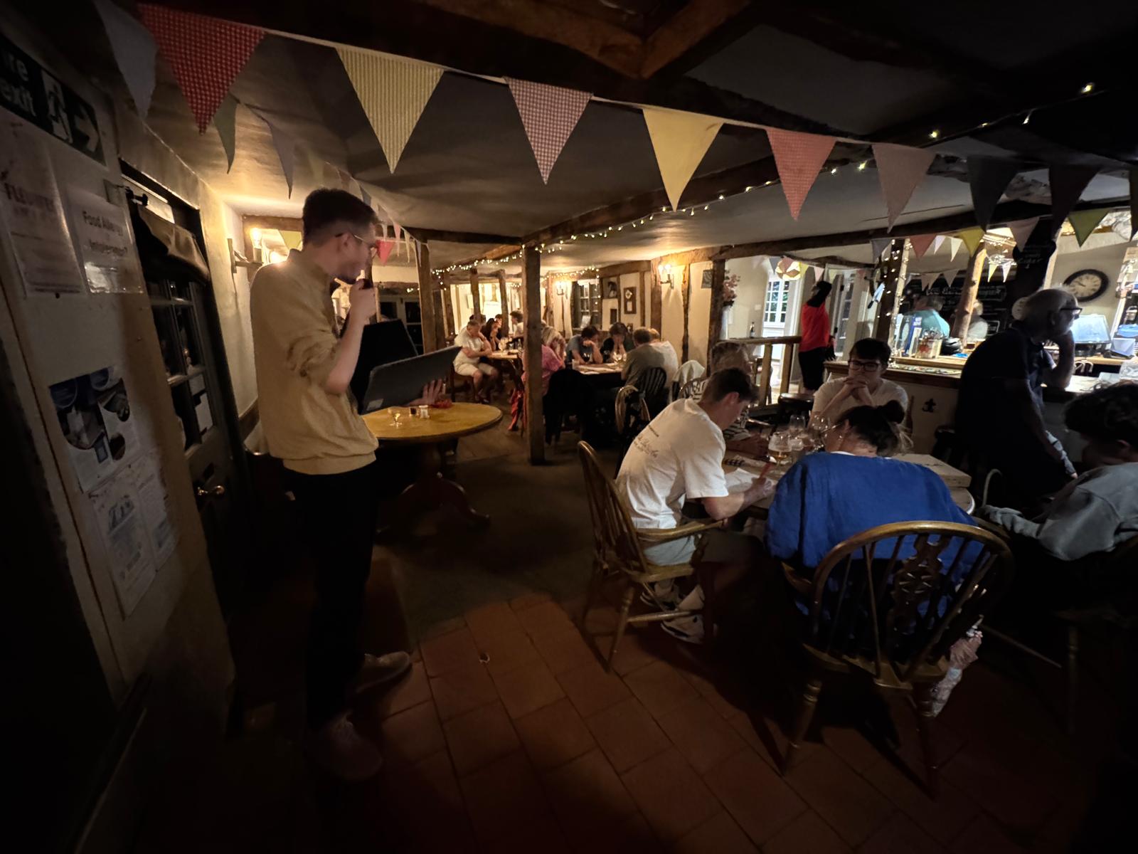 Brains On Tap scoreboard highlighting a themed round